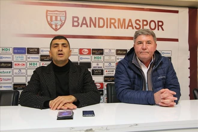 Bandırmaspor Teknik Direktör Serdar Bozkurt: