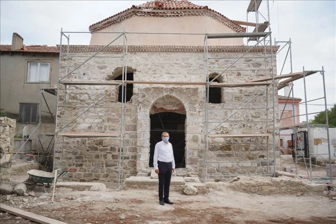 Tarihi Kadı Camii restore çalışmalarında sona yaklaşıldı 