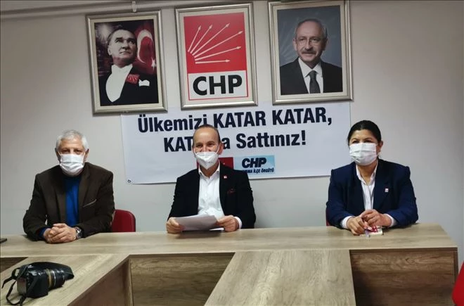 CHP İlçe Başkanı Panç´tan ?Katar´ açıklaması 