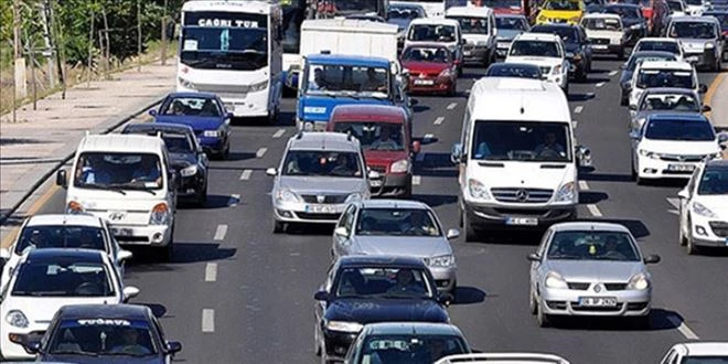Balıkesir´de trafiğe kayıtlı araç sayısı Aralık ayı sonu itibarıyla 484 bin 475