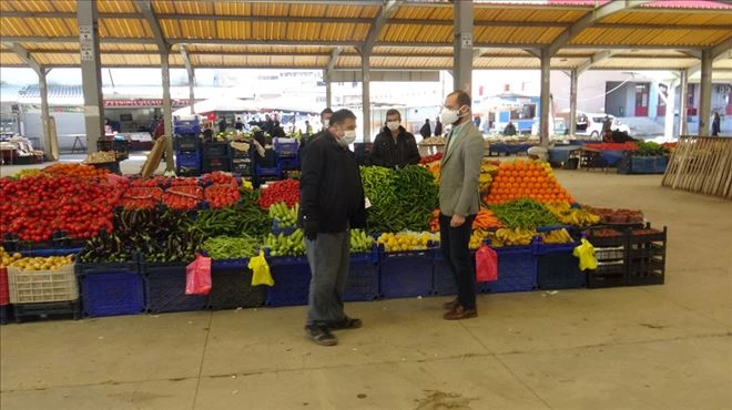 Sındırgı sebze-meyve pazarı Pazartesi gününe alındı
