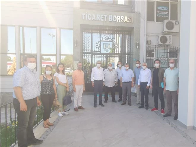 CHP İlçe Başkanı Panç, Bandırma Ticaret Borsası´nı ziyaret etti