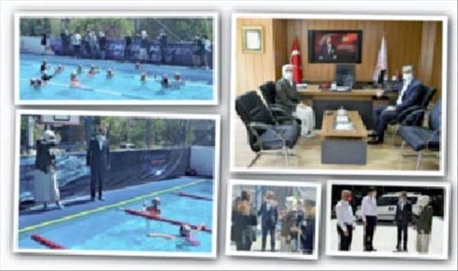 Milletvekili Uygur, yüzme kursunu ziyaret etti 