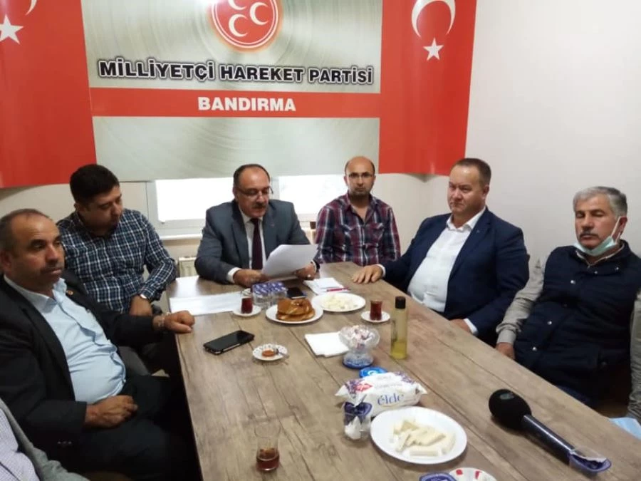 MHP Bandırma İlçe Başkanı Bekir Bozkurt: 