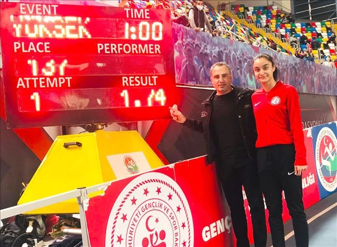 Aleyna Karaca Türkiye şampiyonu oldu 