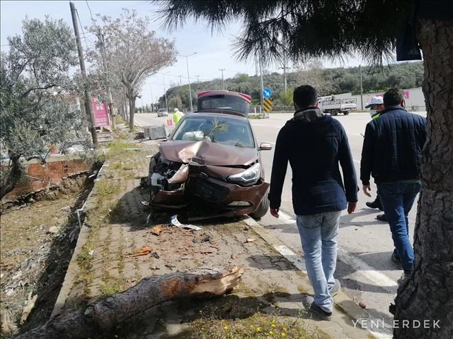Erdek Murat Bayırı´nda trafik kazası 