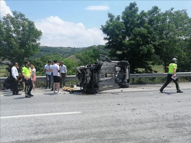 Balıkesir´de trafik kazası 2 kişi yaralı 