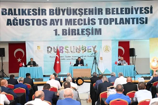 Balıkesir Büyükşehir Belediye Meclisi Dursunbey´de toplandı 