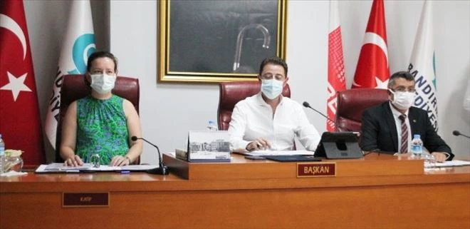 Bandırma Belediye Meclisi Ağustos ayı toplantısı yapıldı 