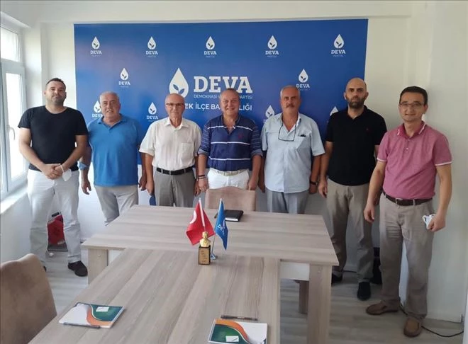 Zeytin Kooperatifi Başkanı Şenol, DEVA Partisi´ni ziyaret etti 