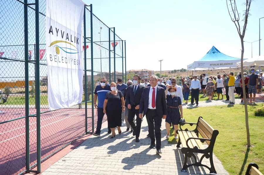Yeni açılan parka “Muhtar Yener Koşvar” adı verildi 