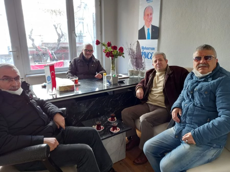İYİ Parti İlçe Başkanı Demir, Memleket Partisi’ni ziyaret etti 