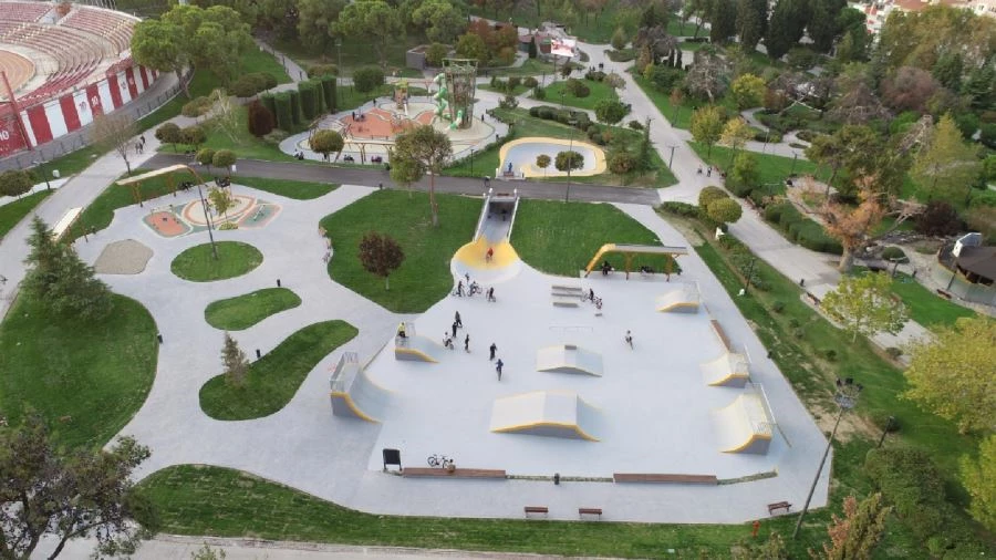 Büyükşehir, Atatürk Parkı’nda Skate Park oluşturdu 