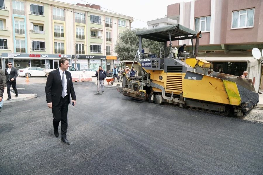 Bandırma Belediyesi yol yapım çalışmalarına odaklandı 