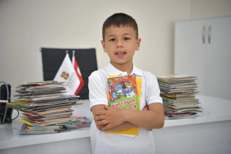 Büyükşehir’den “Çocuklar Okusun Kütüphaneler Kitapla Dolsun” projesine destek 