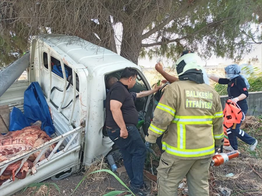 Bandırma-Bursa karayolunda trafik kazası: 1 yaralı 