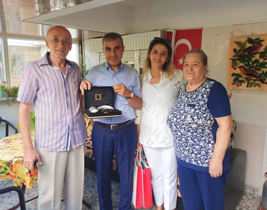 Kaymakam Atasoy, Kıbrıs Gazisini ziyaret etti 