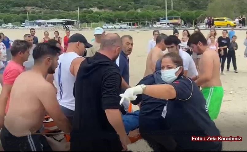 Turan plajında boğulma vakası:  1 ölü, 2 yaralı