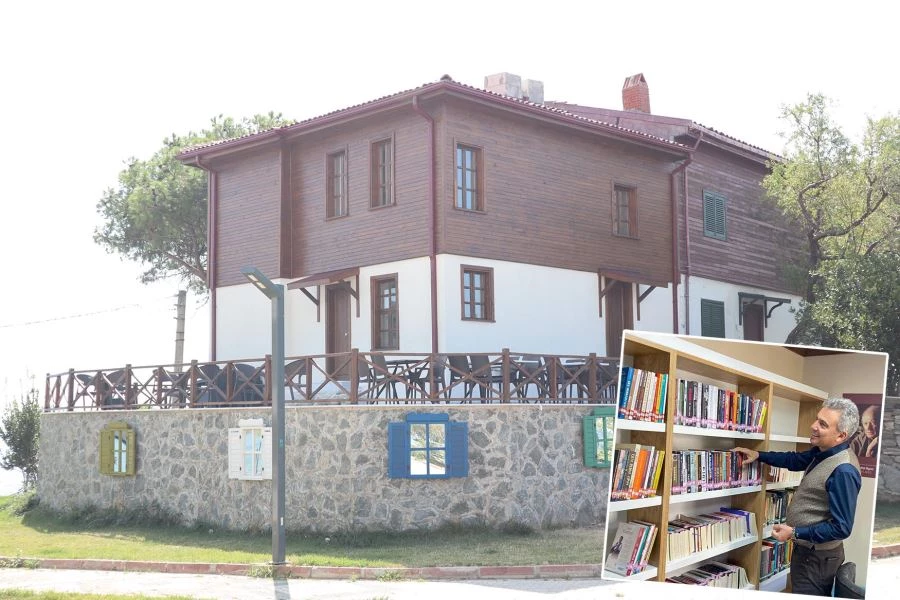 Marmara Halk Kütüphanesi hizmete girdi 