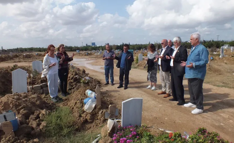Pakize ve Tunç Başaran’ın mezarlarına ziyaret