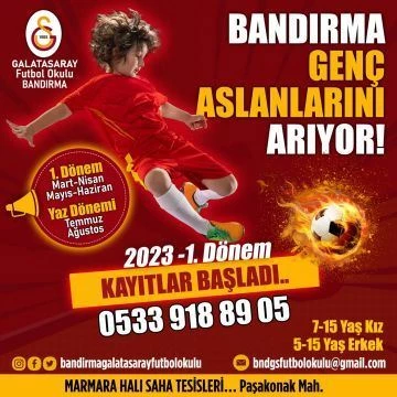 Galatasaray Futbol Okulu kayıtları sürüyor