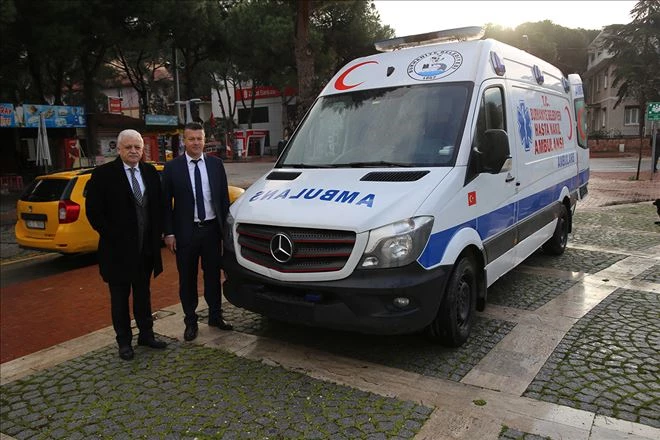 Burhaniye Belediyesi´ne Hasta Nakil Ambulansı