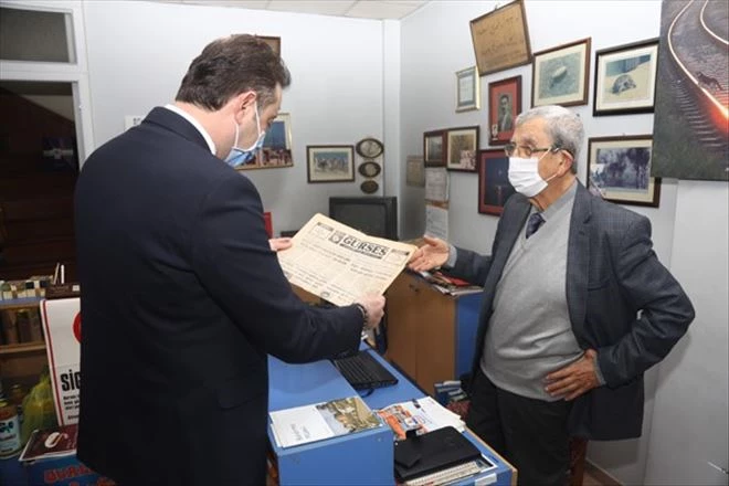 Başkan Tosun gazeteleri ziyaret etti  
