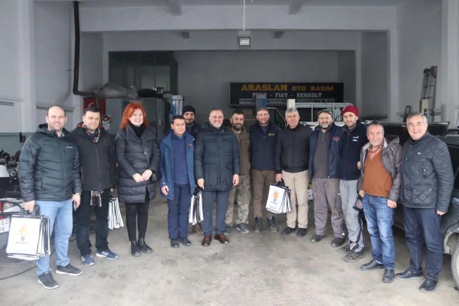 Bandırma AK Parti Teşkilatı’ndan Sanayi Sitesi’ne ziyaret 