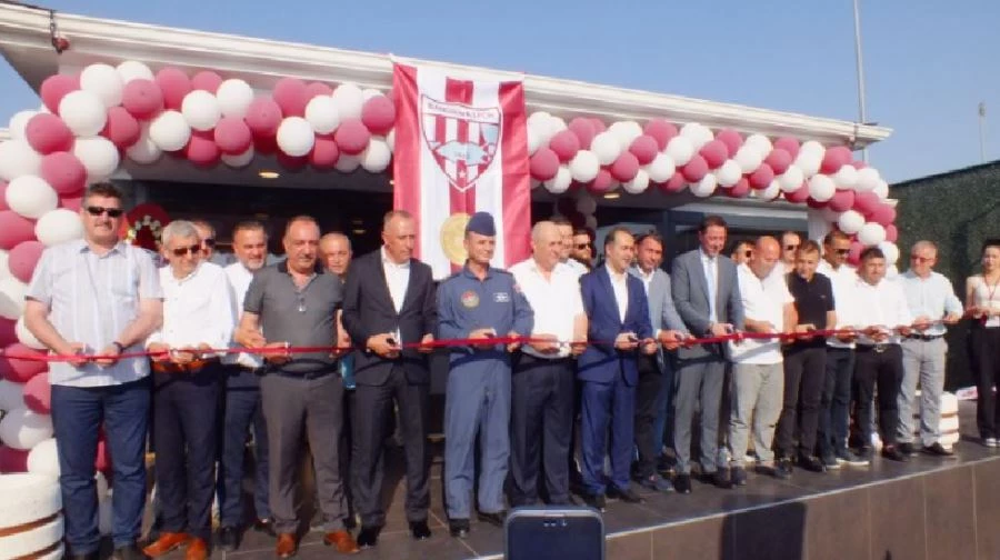 Bandırmaspor tesisleri açıldı, TEKSÜT’le anlaşma imzalandı
