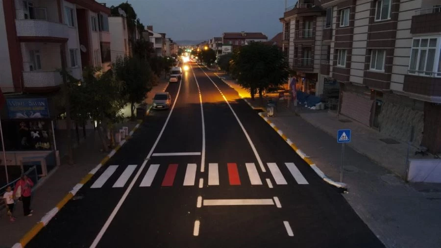 Büyükşehir’den Çengel Caddesi’ne sıcak asfalt 