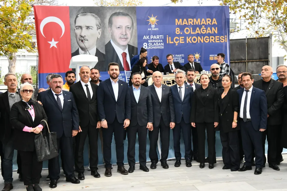 AK Parti Manyas ve Marmara İlçe Kongreleri Şölen Havasında Gerçekleştirildi