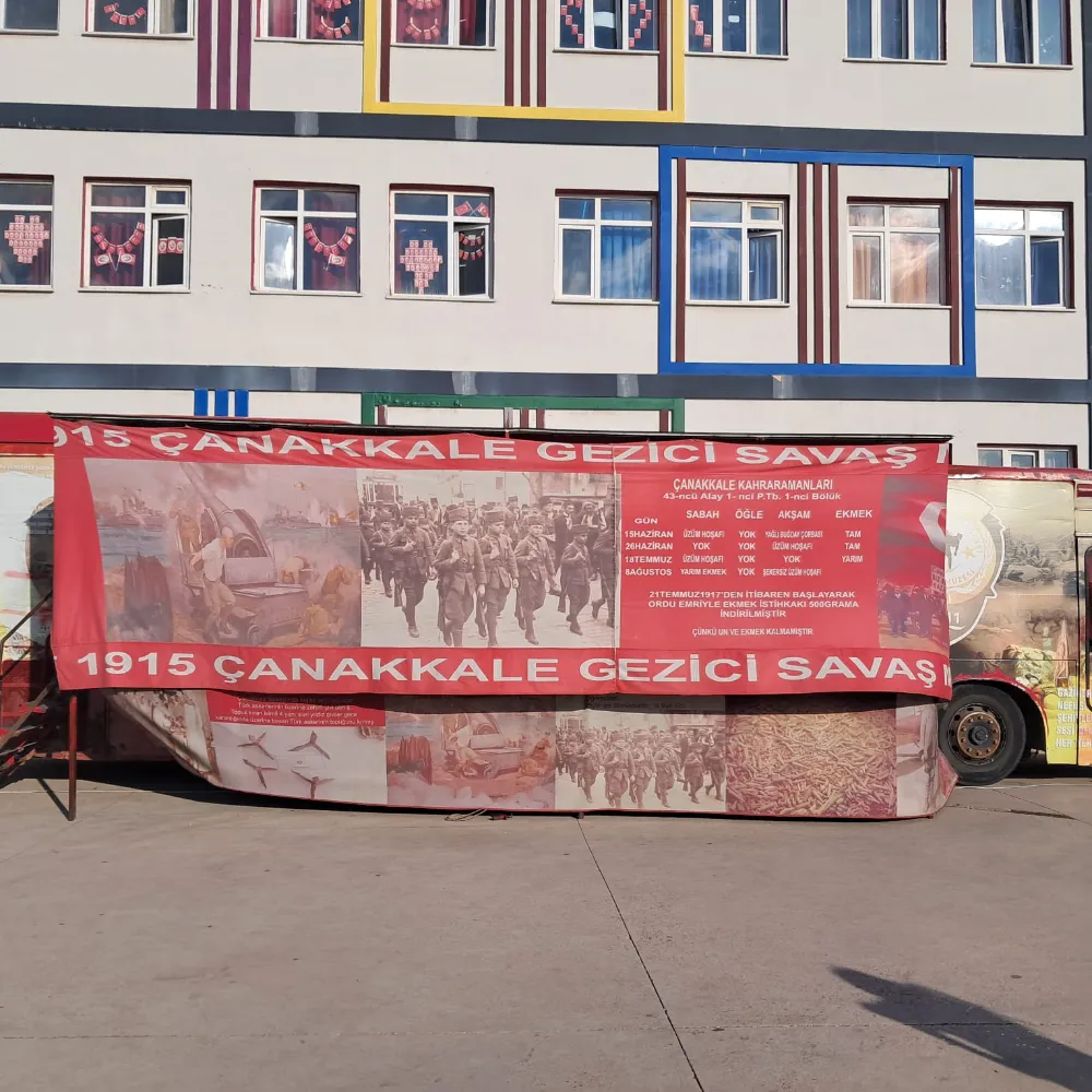 Çanakkale Savaşı mobil müzesi Bandırma’da