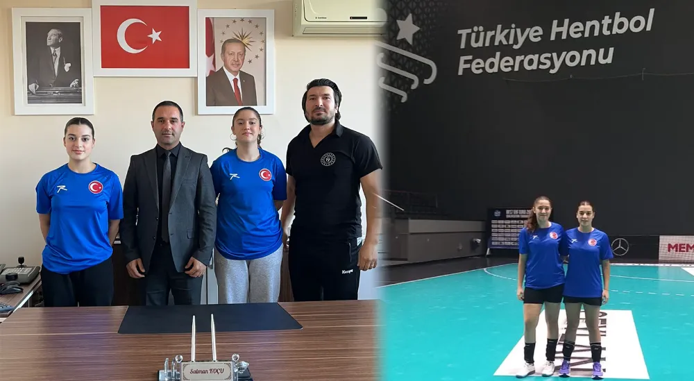 Erdekli öğrenciler, U-14 Kız Hentbol Takımı kampına katıldı