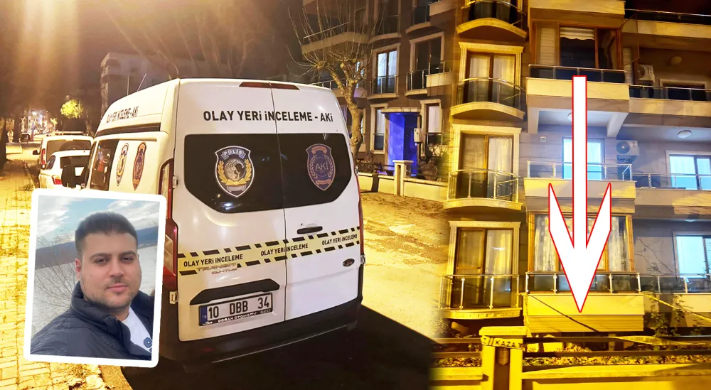  Erdek’te yüksekten düşen genç hayatını kaybetti