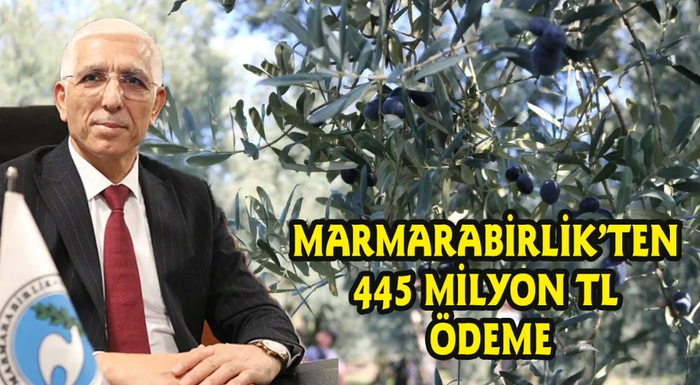 Marmarabirlik’ten 445 milyon TL ödeme