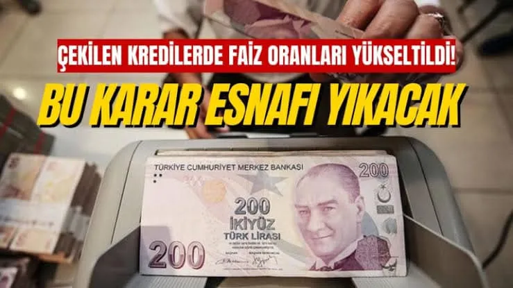 ESNAFA KREDİ ŞOKU