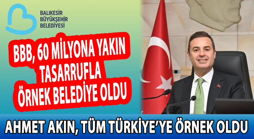 Ahmet Akın, tüm Türkiye’ye örnek oldu