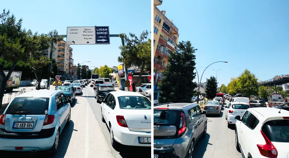 Erdek’te trafik çilesi 