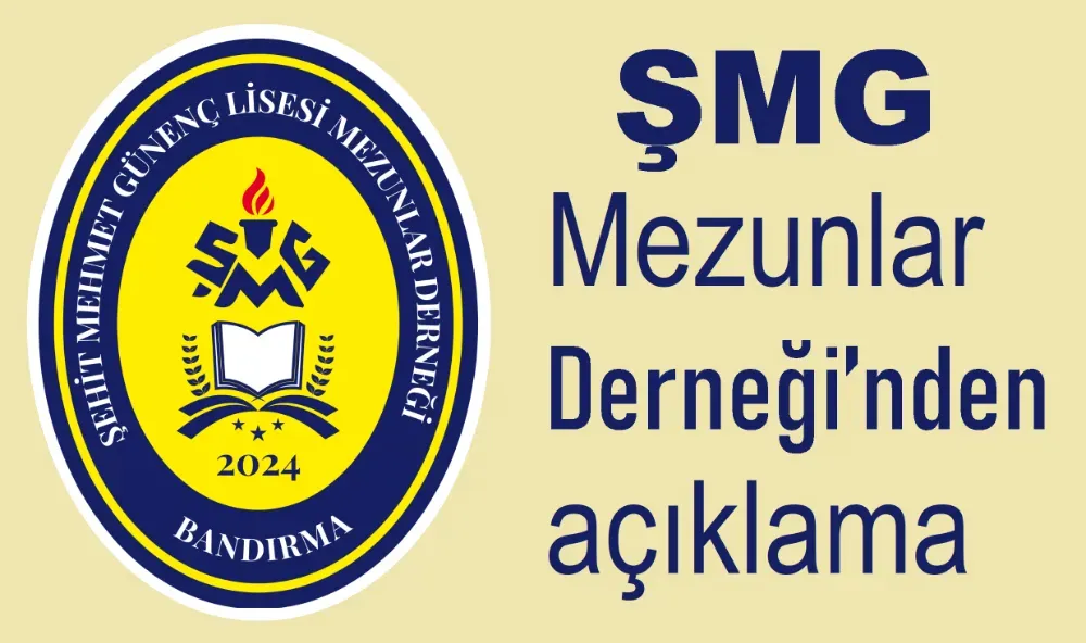 ŞMG Mezunlar Derneği’nden açıklama