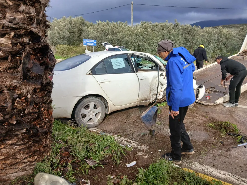 Yola dökülen mazot kazaya neden oldu