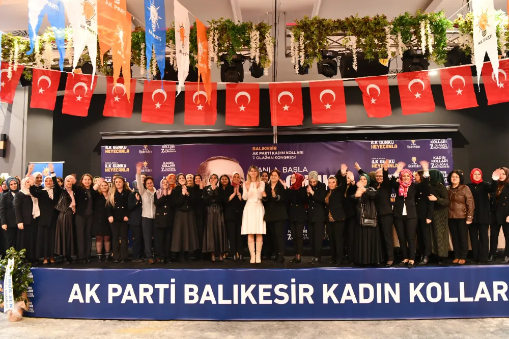 AK PARTİ BALIKESİR İL KADIN KOLLARI KONGRESİ GERÇEKLEŞTİ 