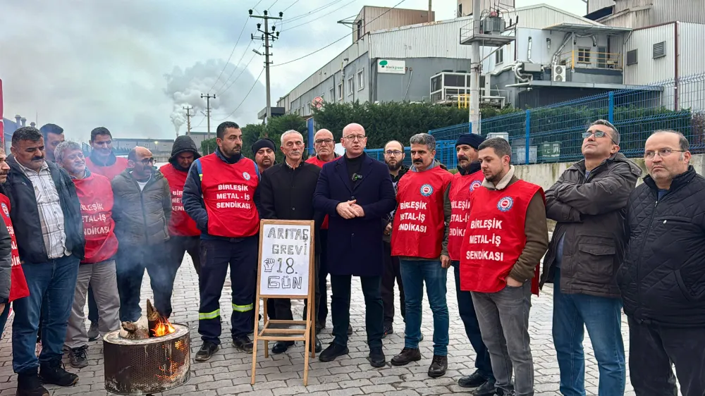 CHP BALIKESİR MİLLETVEKİLİ SERKAN SARI’DAN ARITAŞ KRİYOJENİK İŞÇİLERİNE DESTEK: