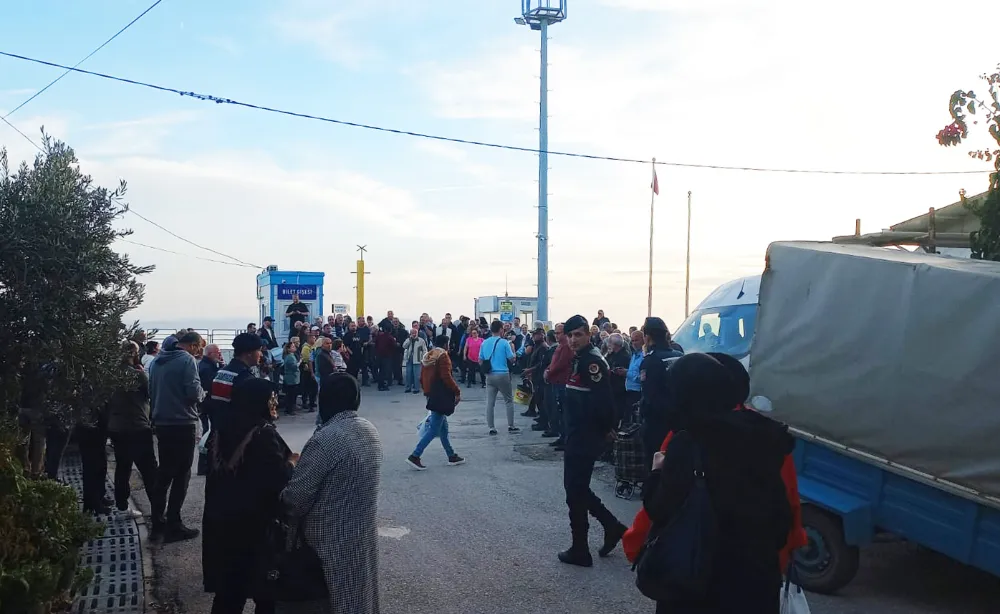 Keklik avına giden avcılara Paşalimanı Adası’nda protesto