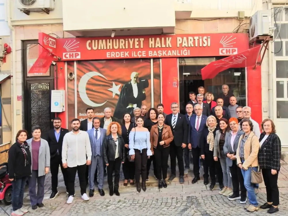 CHP Balıkesir İl Başkanı Erden Köybaşı’ndan Erdek İlçe örgütüne ziyaret