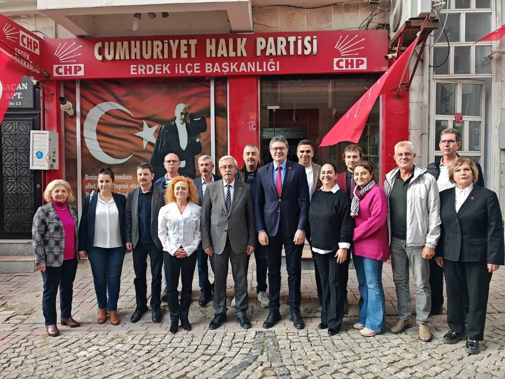 GENEL BAŞKAN YARDIMCISI ENSAR AYTEKİN ERDEK’İ ZİYARET ETTİ