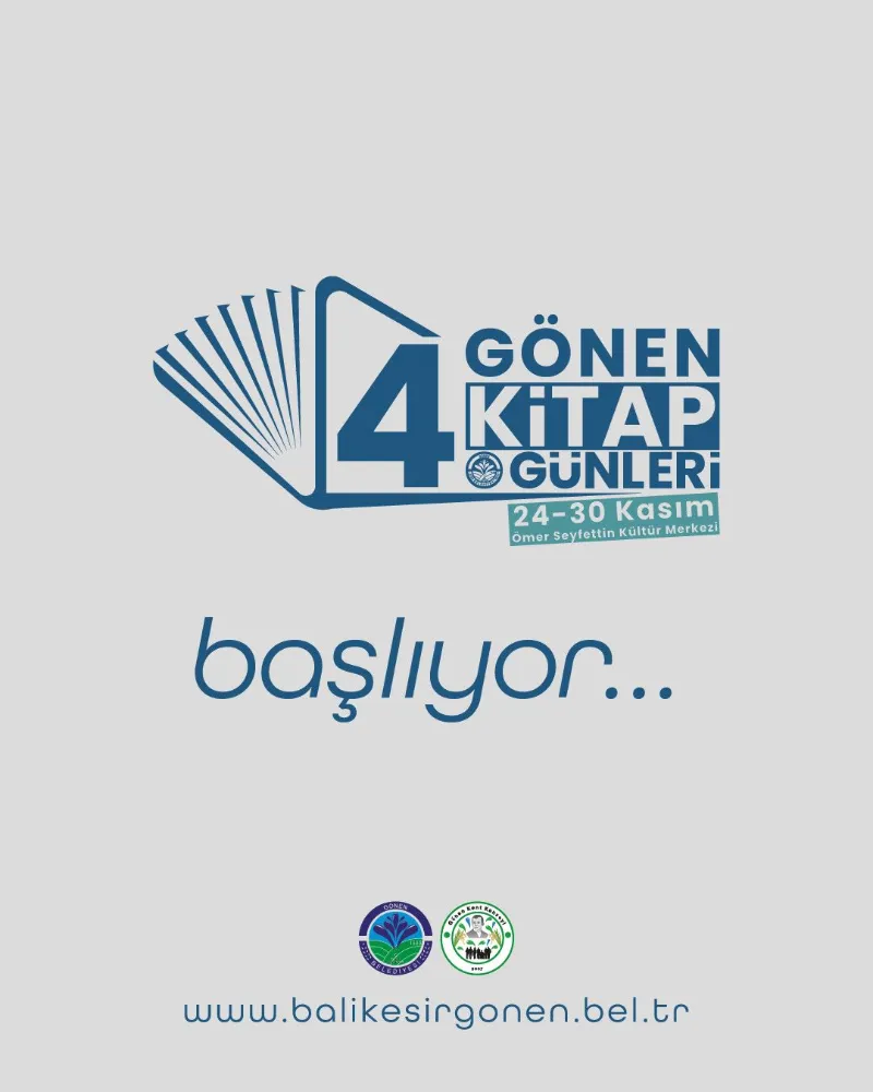 Gönen Kitap Günleri’nin programı belli oldu