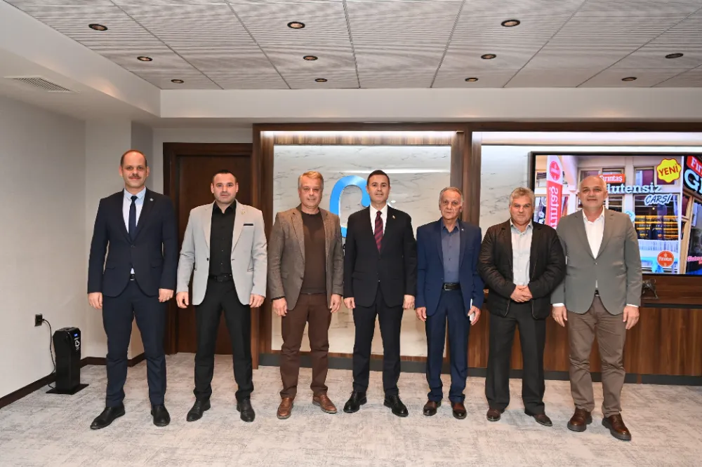 Başkan Akın, Erdek heyetinin taleplerini dinledi