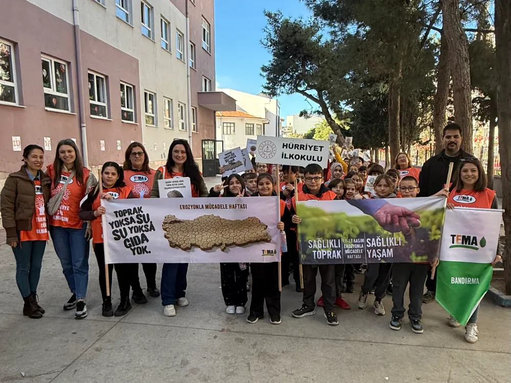 TEMA’dan minik öğrencilerine çevre desteği