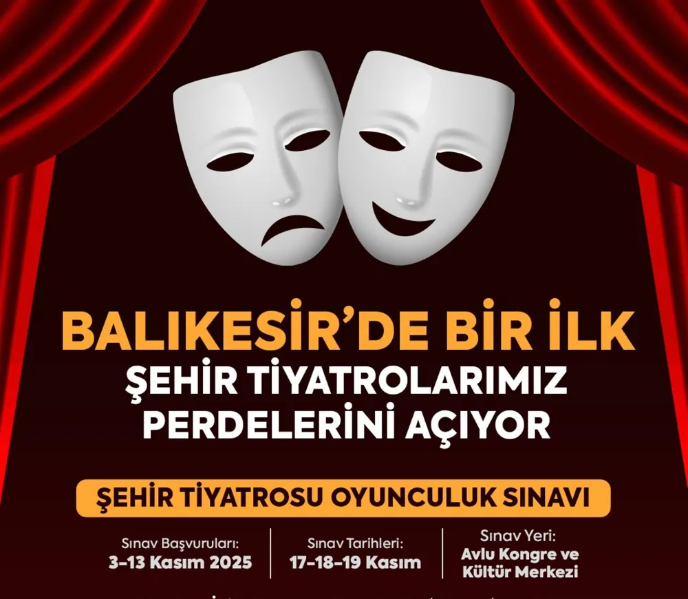 Artık Balıkesir’in de bir “Şehir Tiyatrosu” olacak