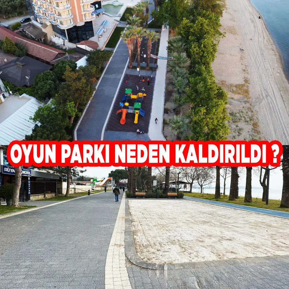 Oyun parkı neden kaldırıldı ? 